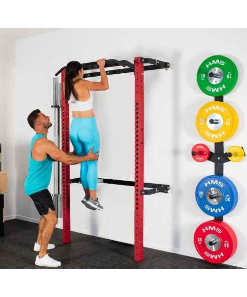 SET OF WALL HOLDERS STR28 BAR HOLDER + STR29 WEIGHT RACK HMS