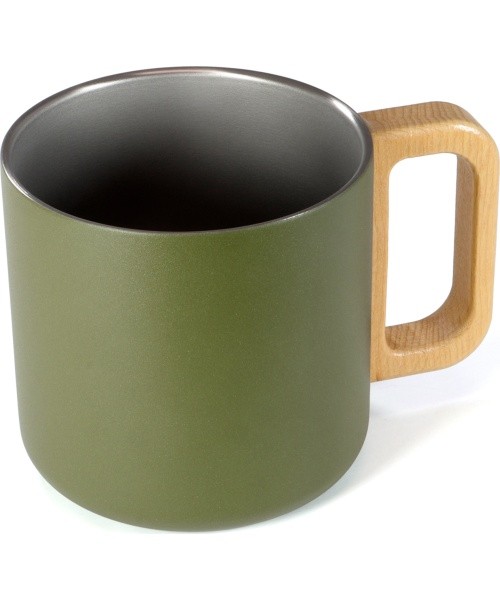 BasicNature Stainless steel thermo mug 'Rustico'