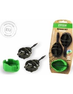 ZFISH Method Feeder Spider Medium Set 40,50g + Mould