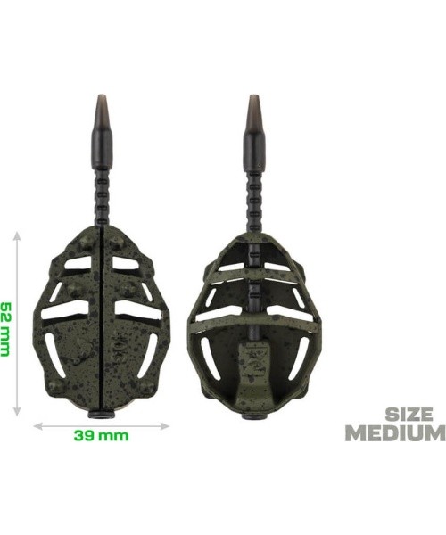 ZFISH Method Feeder Spider Medium Set 40,50g + Mould