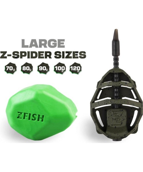 ZFISH Method Feeder Spider vorm, suur