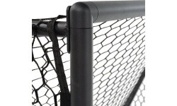 EXIT Scala aluminium football goal 120x80cm - black