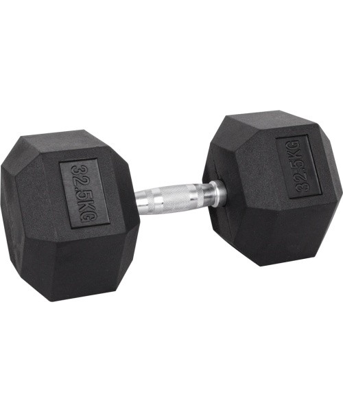 Hex Dumbbell inSPORTline Hexsteel 32.5 kg