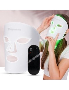 Laetav silikoonist LED-valgusteraapia mask inSPORTline Santorina