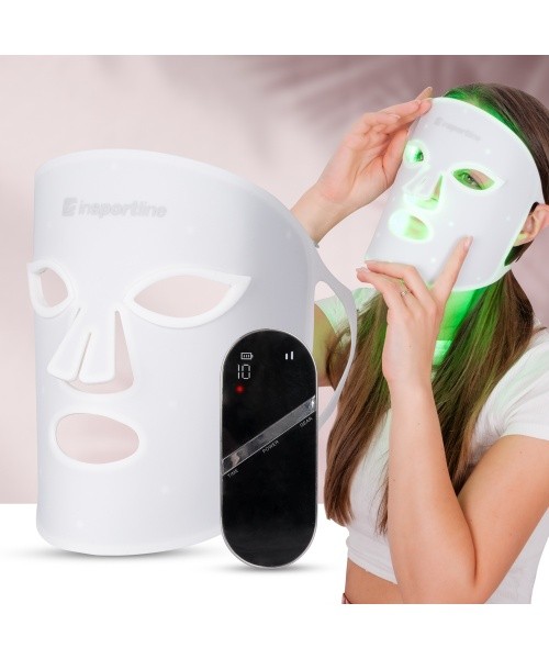 Rechargeable Silicone LED Light Therapy Mask inSPORTline Santorina