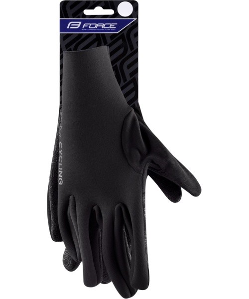 Rattakindad FORCE Aspect neopreen L, mustad (+5 °C kuni +10 °C)