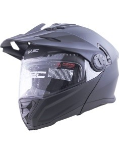 Ülestõstetav enduro kiiver W-TEC Biscay P/J - Matt must