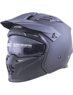 Modular Motorcycle Helmet W-TEC Badalone - Matte Black