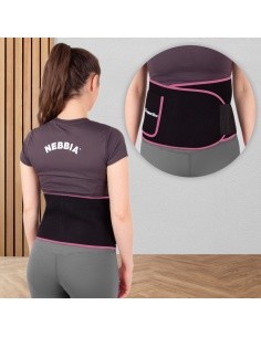 Neoprene Belt inSPORTline Waistpire - Pink