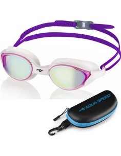 Swimming goggles VORTEX MIRROR  in  hard case - 59