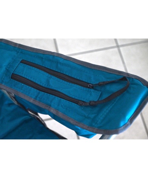 Folding camping chair LUCCA blue