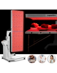Punase valguse LED-teraapiapaneel inSPORTline Supetar - Valge