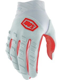 Motocross Gloves 100% Airmatic Silver - Silver