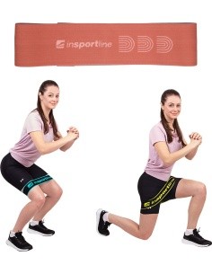 Kummilint inSPORTline Hiplop M - Roosa