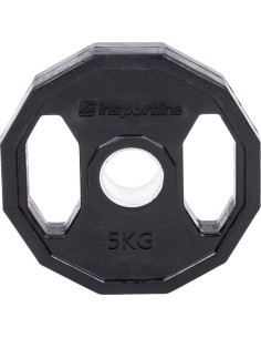 Rubber Coated Olympic Weight Plate inSPORTline Ruberton 5kg 50 mm