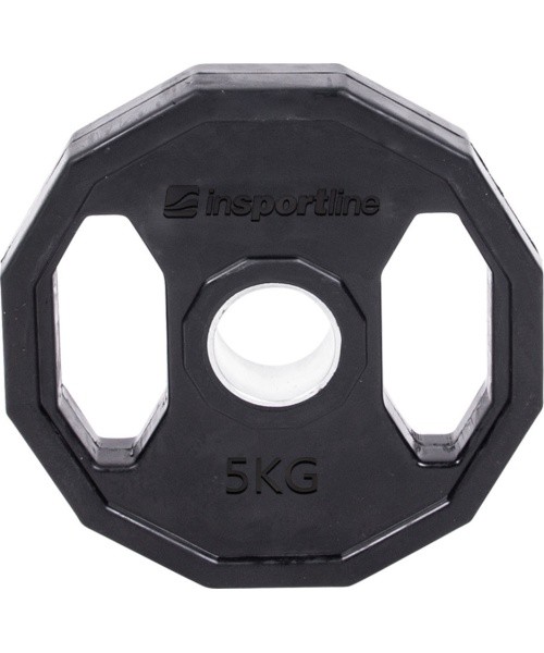 Rubber Coated Olympic Weight Plate inSPORTline Ruberton 5kg 50 mm