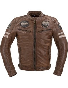 Men’s Leather Jacket W-TEC Milano - Brown