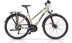 CROSS Travel Trek 28" city bike, size 17" (44cm), champagne