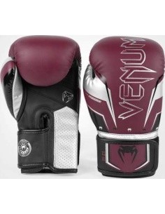 Poksikindad Venum Elite Evo – bordoo/hõbe