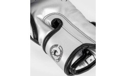 Venum Elite Boxing Gloves - Silver/Black