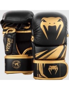 MMA kindad Venum Challenger 3.0 – must/kuldne