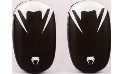 Venum Light Kick Pads (pair) - Black/White