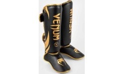 Venum Challenger Standup Shin Guards - Black/Gold