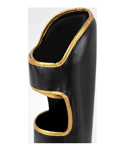 Venum Challenger Standup Shin Guards - Black/Gold