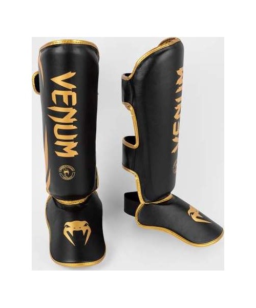 Venum Challenger Standup Shin Guards - Black/Gold