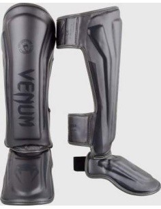 Venum Elite Standup Shinguards - Grey/Grey