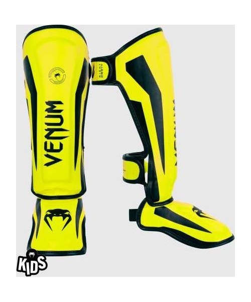 Venum Elite laste säärekaitsmed Exclusive Neo Yellow