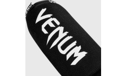 Venum Kontact Shin Guards Without Foot - Black