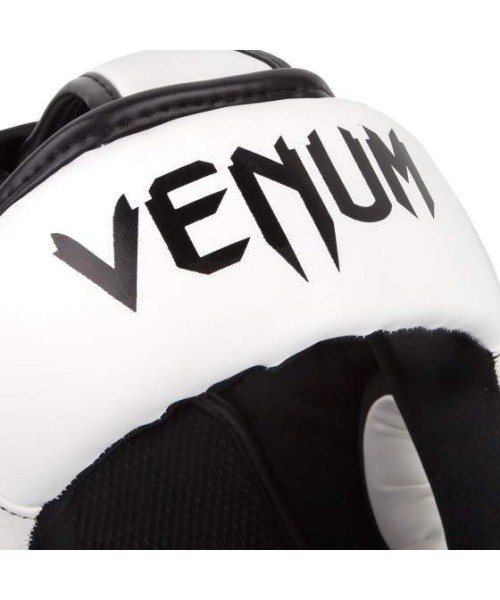 Headgear Venum Elite - White/Black