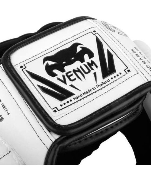 Headgear Venum Elite - White/Black