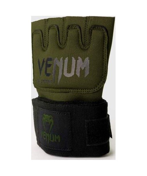 Venum Kontact Gel Glove Wraps - Khaki/Black