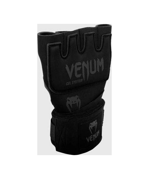 Poksisidemed Venum Kontact Gel Glove Wraps - Black/Black