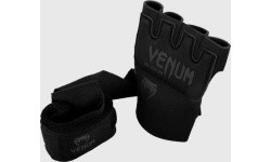 Poksisidemed Venum Kontact Gel Glove Wraps - Black/Black