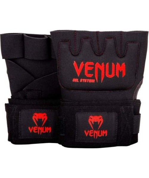 Poksisidemed Venum Kontact Gel - must/punane