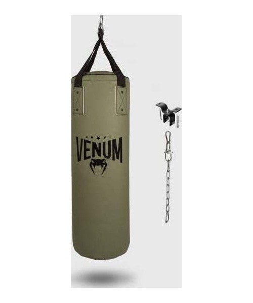 Punching Bag Venum Origins - Khaki/Black (ceiling mount included)