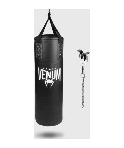 Punching Bag Venum Origins - Black/White (ceiling mount included)