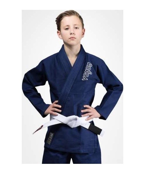 Venum Contender Kids BJJ kimono (tasuta valge vöö kaasas) – tumesinine