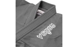 BJJ kimono Venum Contender Kids valge vööga, hall