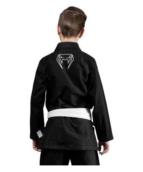 Venum Contender Kids BJJ Gi (Free white belt included) - Black