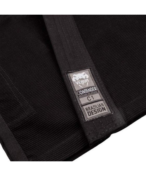 Venum Contender laste BJJ kimono (tasuta valge vöö kaasas) – must