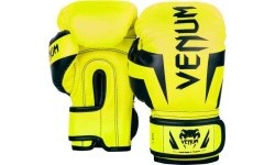 Laste poksikindad Venum Elite - Exclusive - fluorkollane