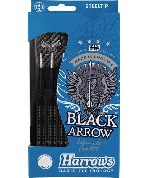 Darts Steeltip Harrows Black Arrow 5307 3x24gR