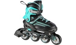 NH18190 2IN1 IN-LINE SKATES/HOCKEY ICE SKATES - Black/Blue
