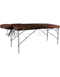 Massage Table inSPORTline Tamati 2-Piece Aluminium - Brown