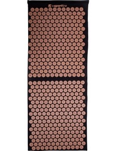 Akupressuurimatt inSPORTline AKU-1000 125x50 cm - černá-mocha mousse