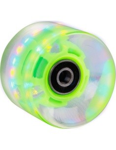 Light Up Penny Board Wheel 60*45mm + ABEC7 Bearings - Green